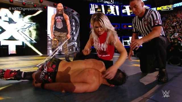 images via theringreport.com LaRae could be a crucial part in Gargano's character moving forward.